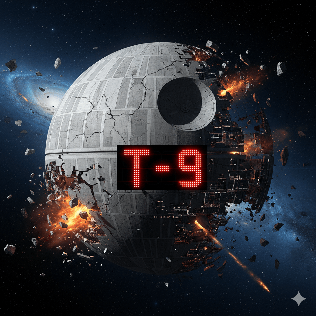T-9 to Death Star Explosion: The Retirement Countdown